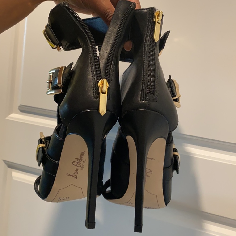 ❤️‍🔥 Sam Edelman: Stylish Buckle Sandal Mild Gladiator Heels. 🪖 - Picture 8 of 8